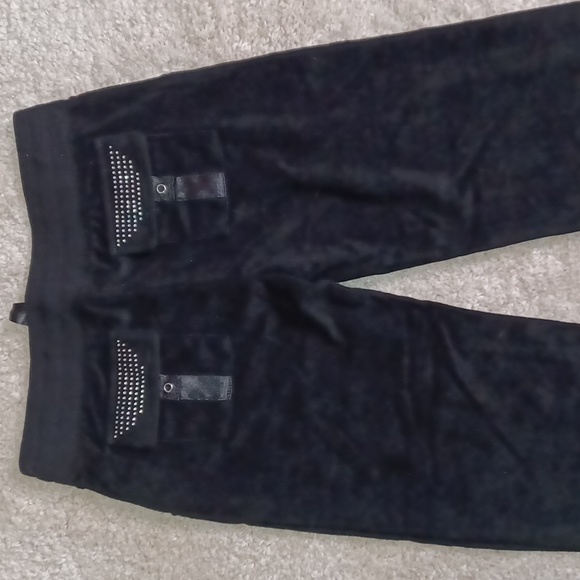 NWT-BCBG- Medium- Black Jumpsuit w/Simple but Bedazzled Hoodie and Pants! - Picture 7 of 8
